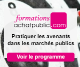[Formation] Pratiquer les avenants dans les marchés publics 
