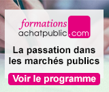 [Formation] La passation dans les marchés publics
