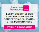 [Formation] Les procédures des marchés globaux de conception-réalisation et de performance