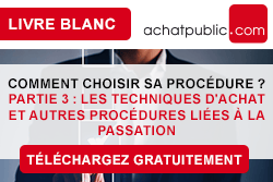 Téléchargez notre guide sur les techniques d'achat et autres procédures liées à la passation