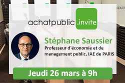 achatpublic invite... Stéphane Saussier