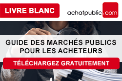 Téléchargez le Guide des marchés publics pour les acheteurs